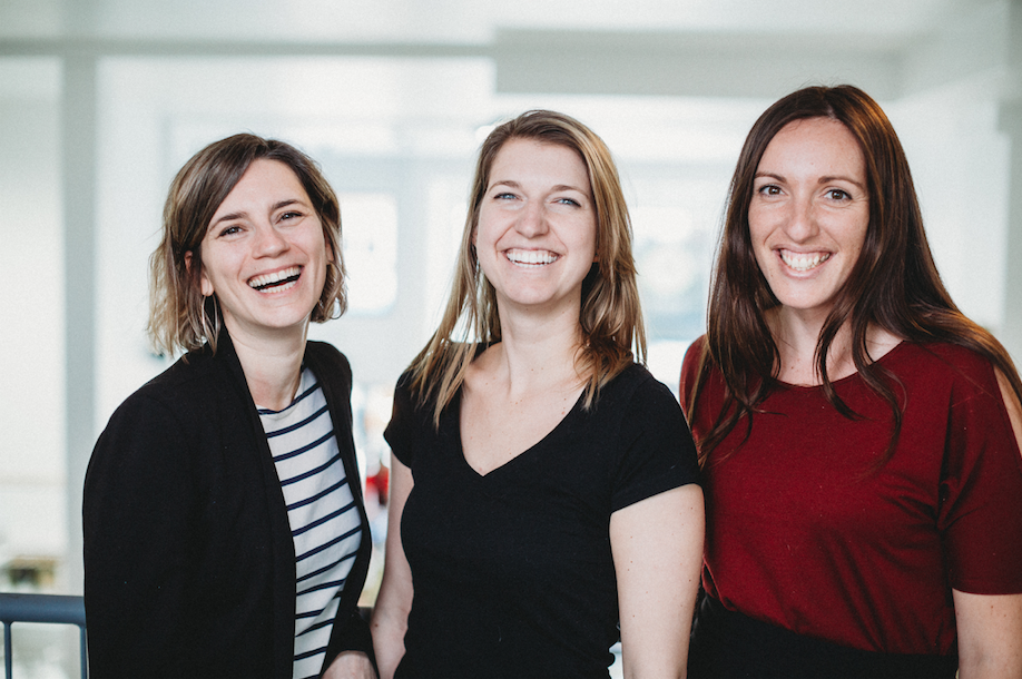 Marie-Soleil, Andréanne et Sophie