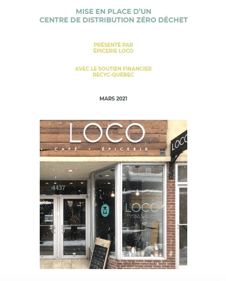Épicerie LOCO - Guide pour réaliser un centre de distribution zéro déchet